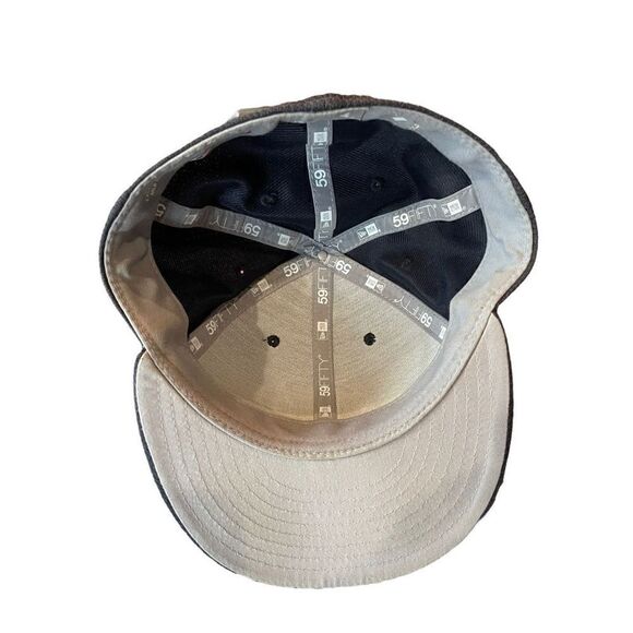 Atlanta‎ Braves New Era Fitted Hat Cap Size 7 3/8 mlb baseball - Picture 2 of 5